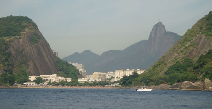 Cristo Redentor ao Fundo<br />Foto por Aura Conci.