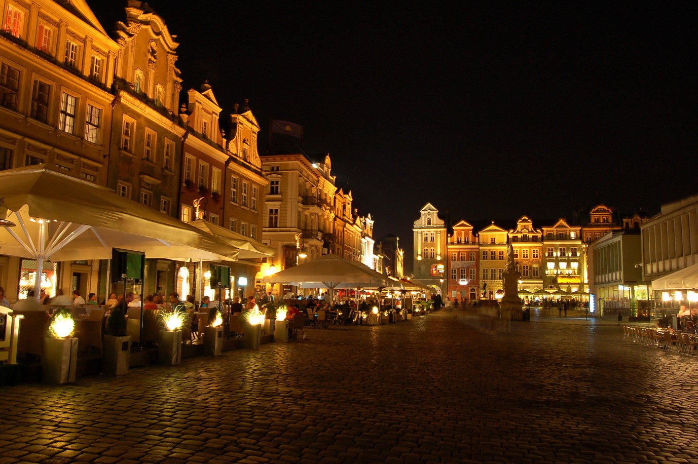 Old Market Square at night
